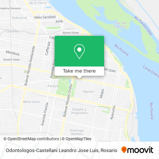 Odontologos-Castellani Leandro Jose Luis map