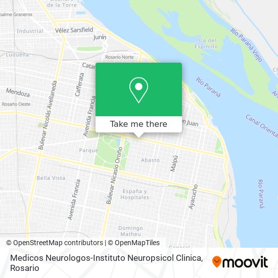 Medicos Neurologos-Instituto Neuropsicol Clinica map
