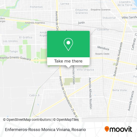 Enfermeros-Rosso Monica Viviana map
