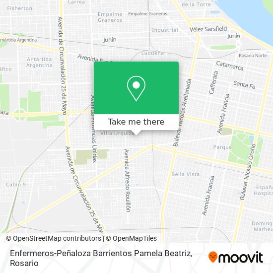 Enfermeros-Peñaloza Barrientos Pamela Beatriz map