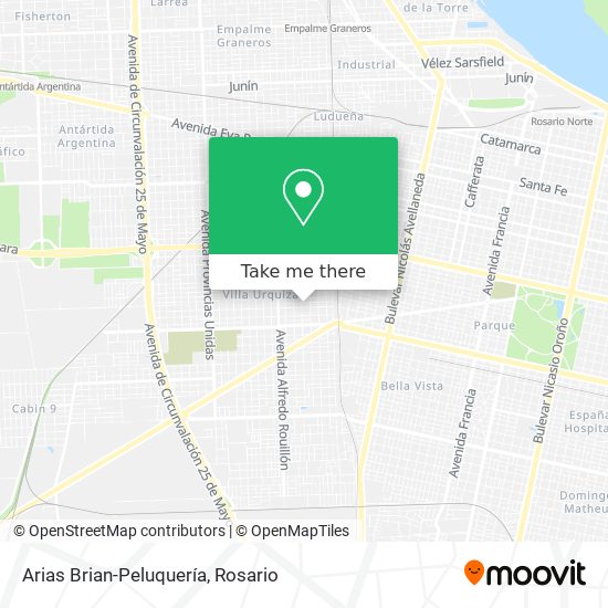Mapa de Arias Brian-Peluquería