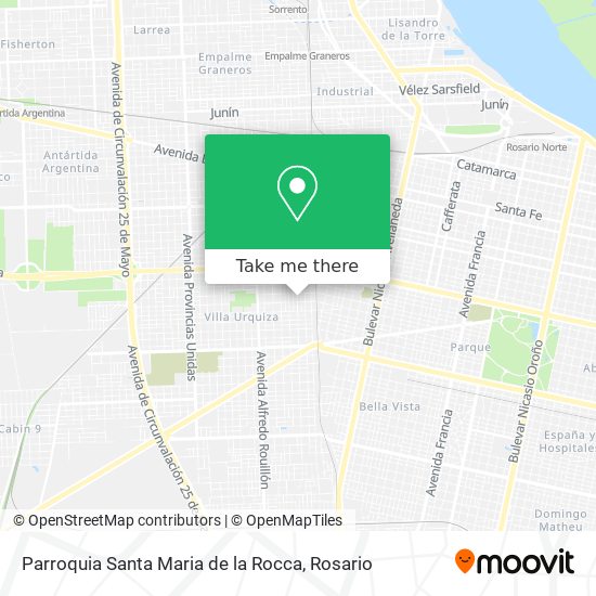Mapa de Parroquia Santa Maria de la Rocca