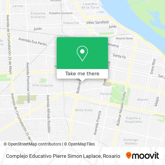 Complejo Educativo Pierre Simon Laplace map