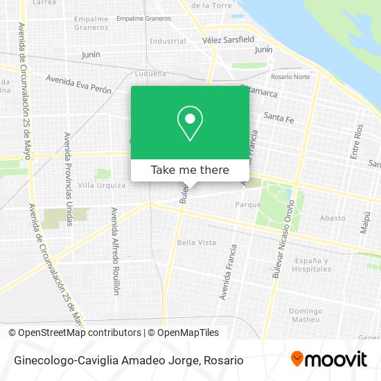 Ginecologo-Caviglia Amadeo Jorge map