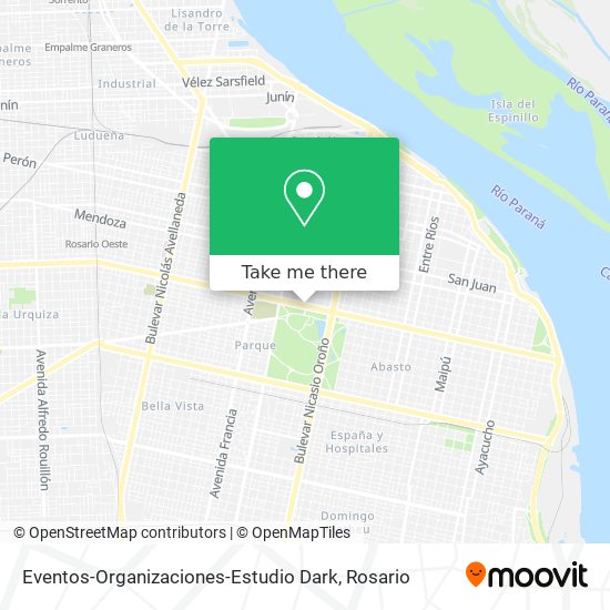 Eventos-Organizaciones-Estudio Dark map