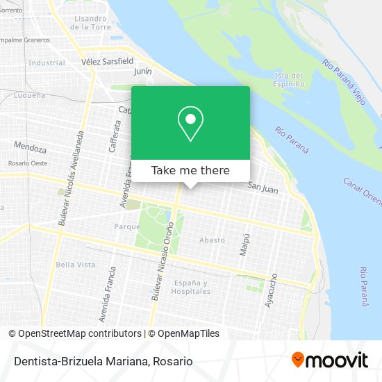 Dentista-Brizuela Mariana map