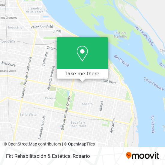 Fkt Rehabilitación & Estética map