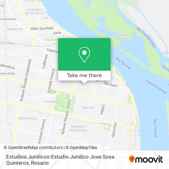 Mapa de Estudios Juridicos-Estudio Juridico Jose Sosa Quinteros