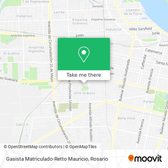 Gasista Matriculado-Retto Mauricio map