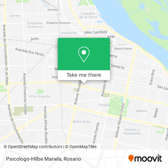 Psicologo-Hilbe Mariela map