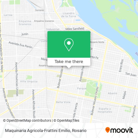 Maquinaria Agricola-Frattini Emilio map