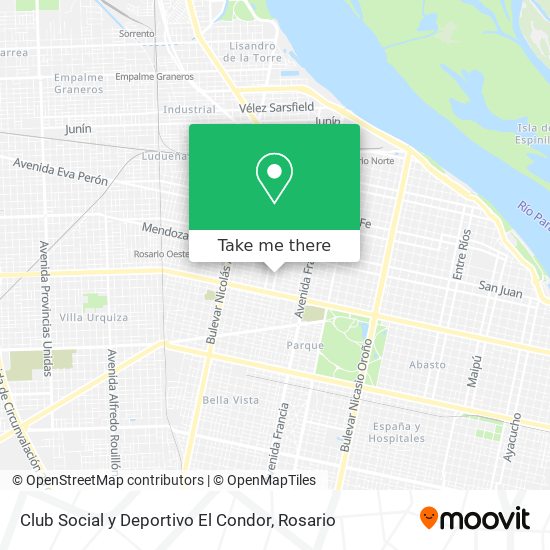 Club Social y Deportivo El Condor map