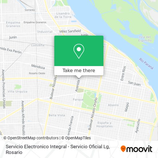 Servicio Electronico Integral - Servicio Oficial Lg map