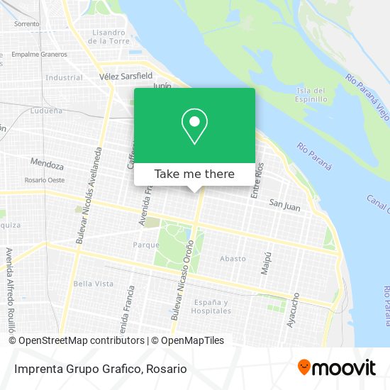 Mapa de Imprenta Grupo Grafico