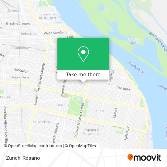 Zurich map