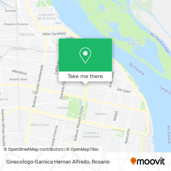 Ginecologo-Garnica Hernan Alfredo map