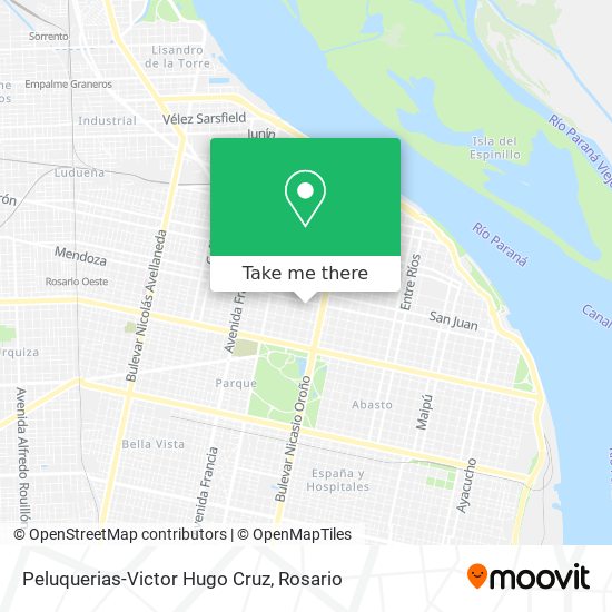 Peluquerias-Victor Hugo Cruz map