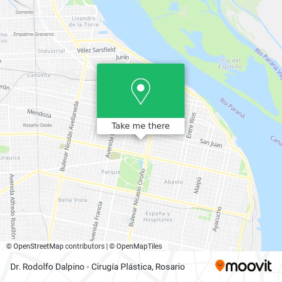 Dr. Rodolfo Dalpino - Cirugía Plástica map