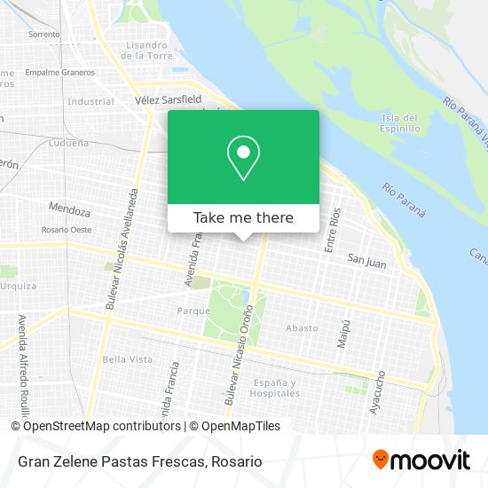 Gran Zelene Pastas Frescas map