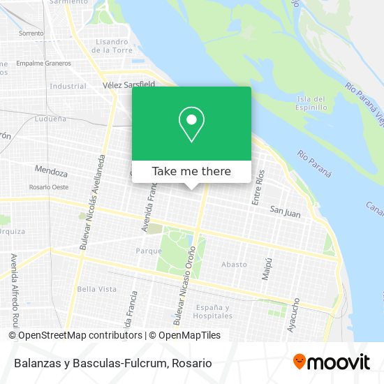 Balanzas y Basculas-Fulcrum map