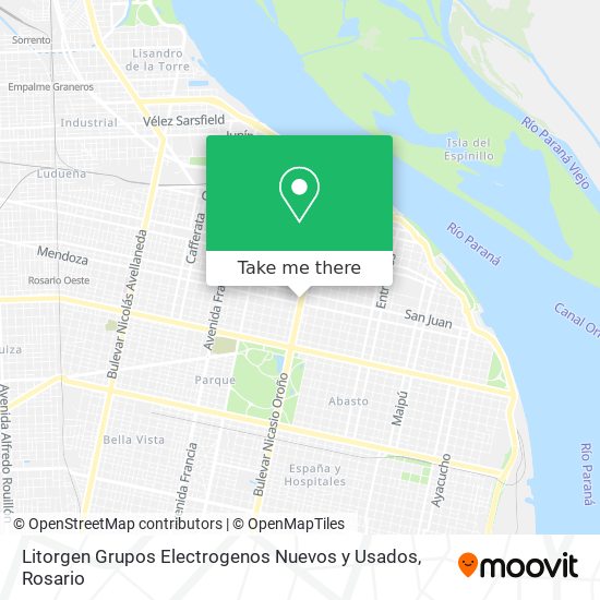 Litorgen Grupos Electrogenos Nuevos y Usados map