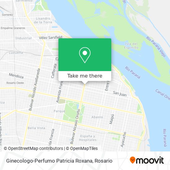 Ginecologo-Perfumo Patricia Roxana map