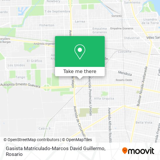 Mapa de Gasista Matriculado-Marcos David Guillermo