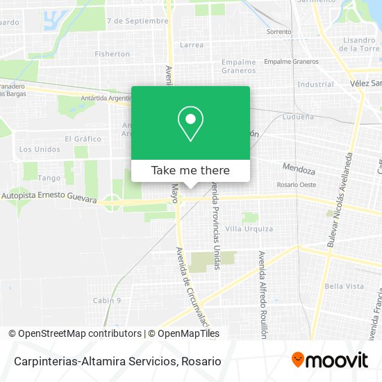 Carpinterias-Altamira Servicios map