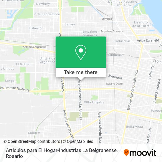 Articulos para El Hogar-Industrias La Belgranense map