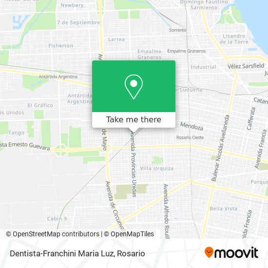 Mapa de Dentista-Franchini Maria Luz