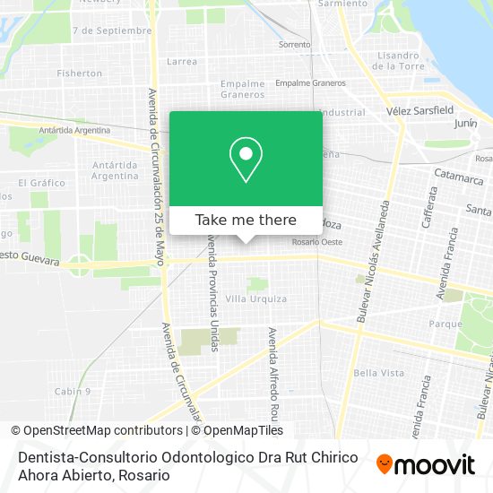 Dentista-Consultorio Odontologico Dra Rut Chirico Ahora Abierto map