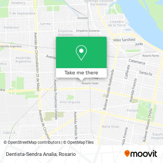Dentista-Sendra Analia map
