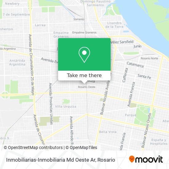 Inmobiliarias-Inmobiliaria Md Oeste Ar map