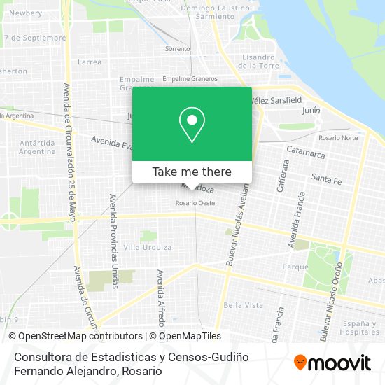 Mapa de Consultora de Estadisticas y Censos-Gudiño Fernando Alejandro