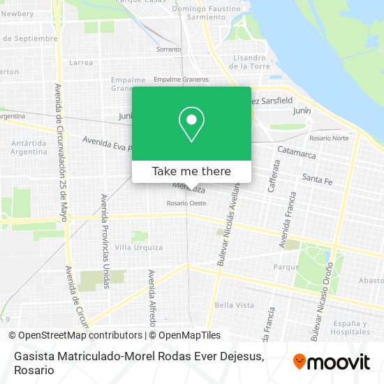 Mapa de Gasista Matriculado-Morel Rodas Ever Dejesus