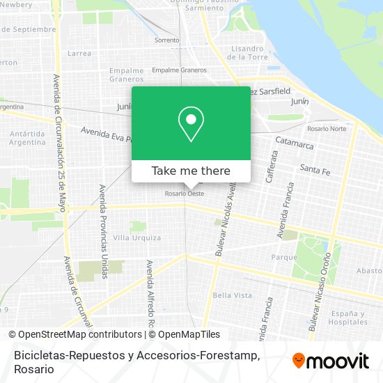 Bicicletas-Repuestos y Accesorios-Forestamp map