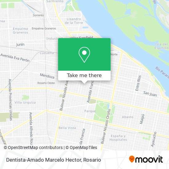 Dentista-Amado Marcelo Hector map