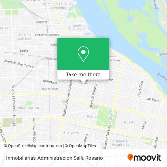 Inmobiliarias-Administracion Salfi map