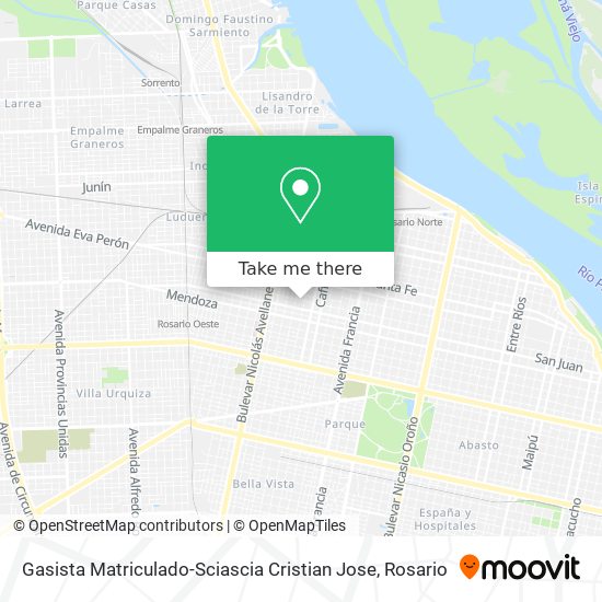 Gasista Matriculado-Sciascia Cristian Jose map