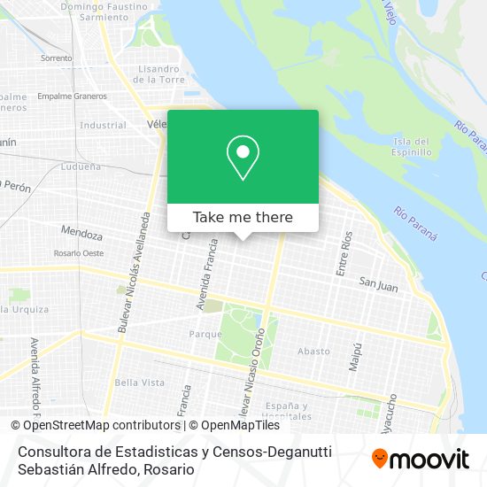 Mapa de Consultora de Estadisticas y Censos-Deganutti Sebastián Alfredo
