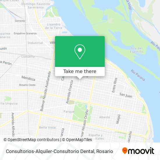 Consultorios-Alquiler-Consultorio Dental map