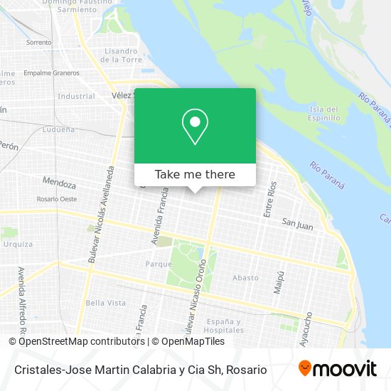 Cristales-Jose Martin Calabria y Cia Sh map