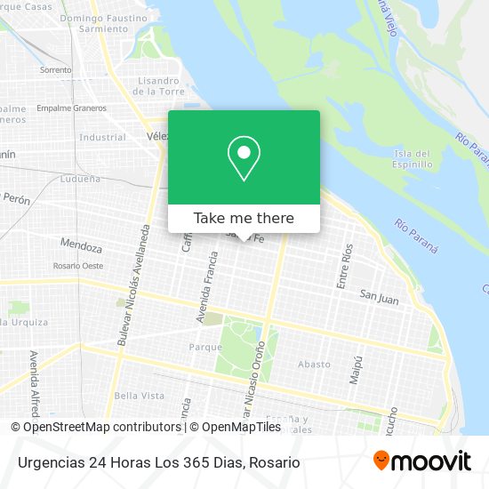 Urgencias 24 Horas Los 365 Dias map