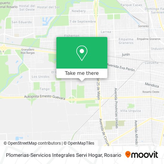 Mapa de Plomerias-Servicios Integrales Servi Hogar