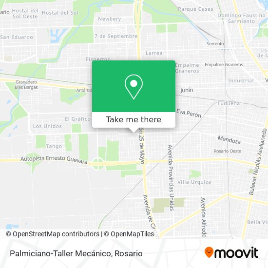 Mapa de Palmiciano-Taller Mecánico