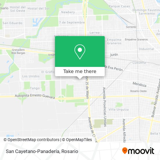 San Cayetano-Panadería map