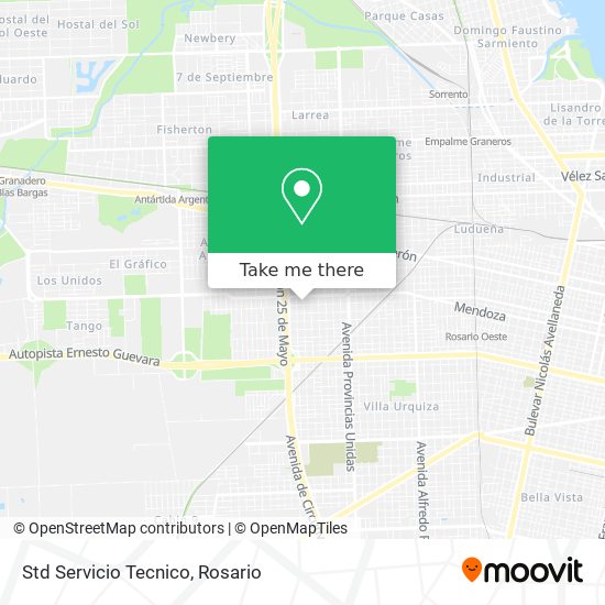 Mapa de Std Servicio Tecnico