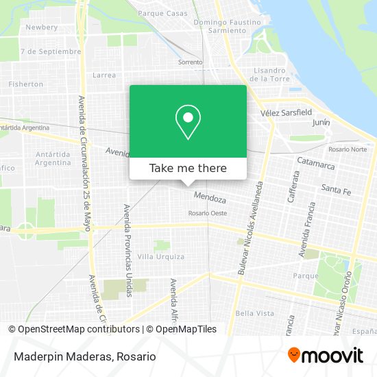 Mapa de Maderpin Maderas