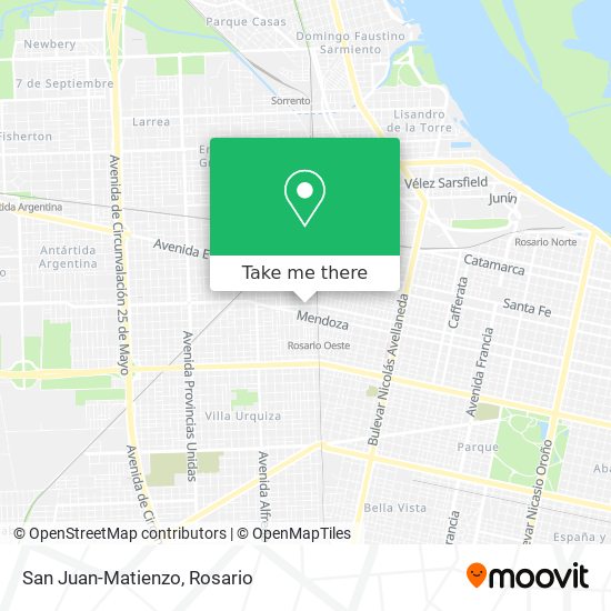 Mapa de San Juan-Matienzo