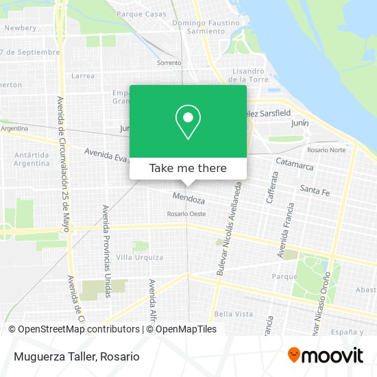 Muguerza Taller map
